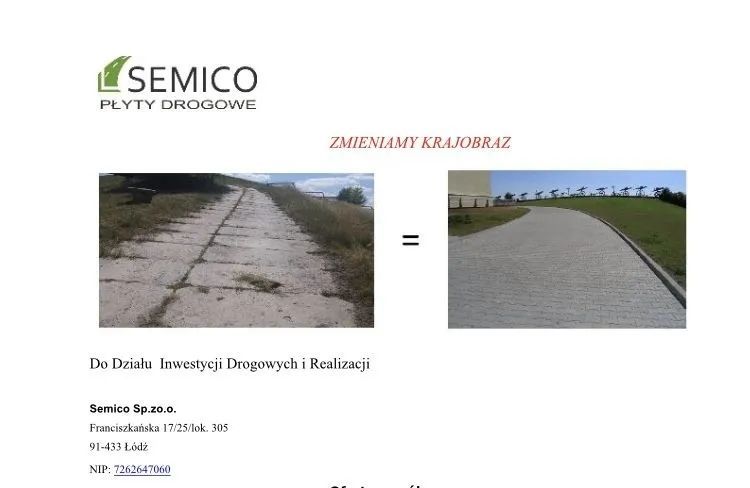 SEMICO Płyty betonowe